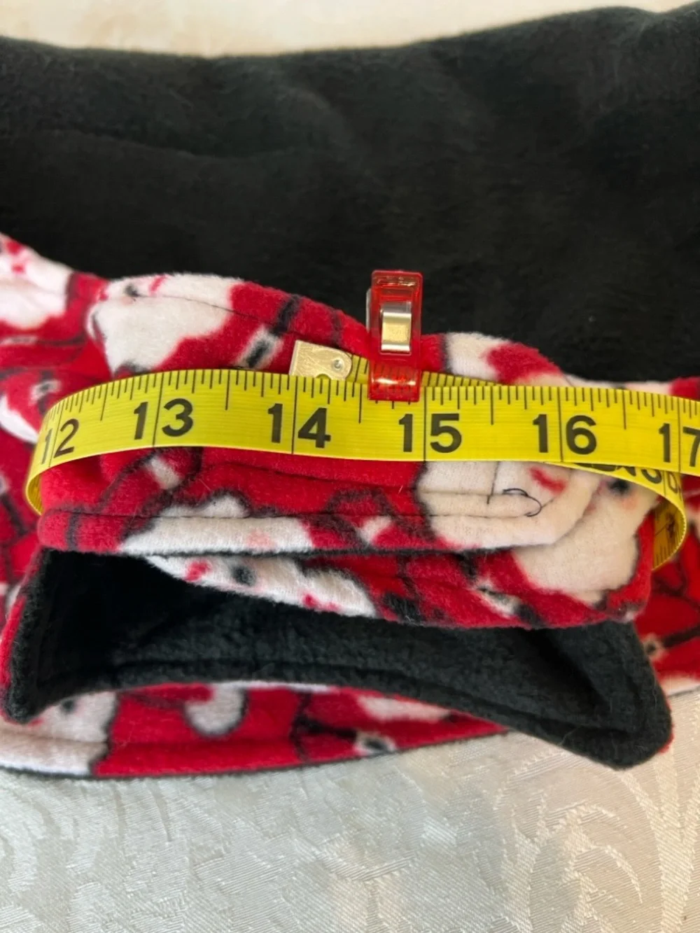 Santa Face Red Holiday Fleece Pet Vest - NWT
